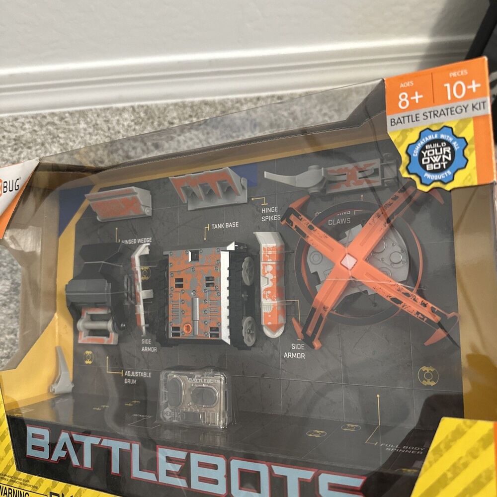 HEXBUG® Battlebots "Build Your Own Bot" Battle Strategy Kit "TANK" New 413-6584 - Picture 2 of 8